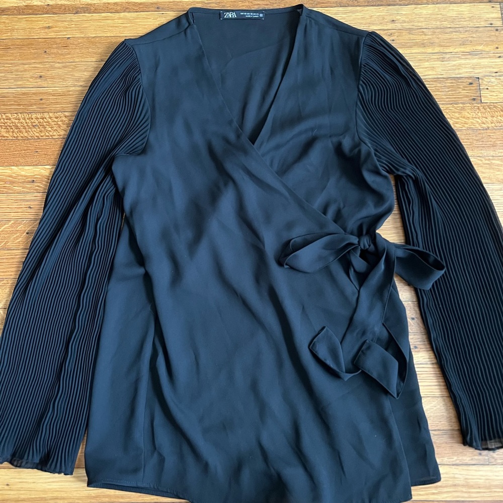 Zara wrap top